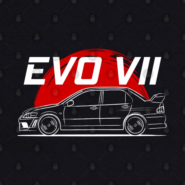 EVO 7 Racing Lancer Evolution VII by GoldenTuners